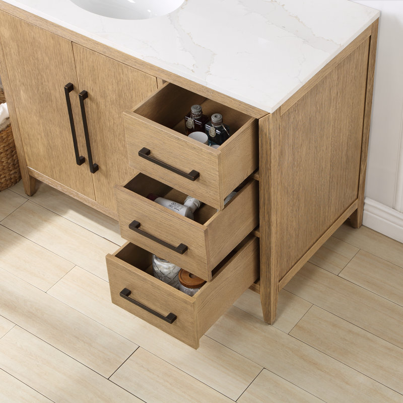 Mercury Row® Alsup 42'' Freestanding Single Bathroom Vanity with